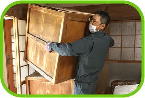 家電・家具の搬出_遺品整理・買取のGreen's