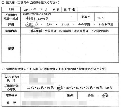 N様　40代　女性 （東京都 江戸川区）